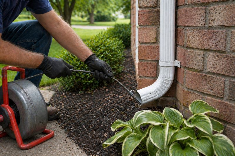 Downspout Snaking in Pittsburgh, PA