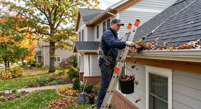 Gutter Leaf Clearing in Annapolis, MD